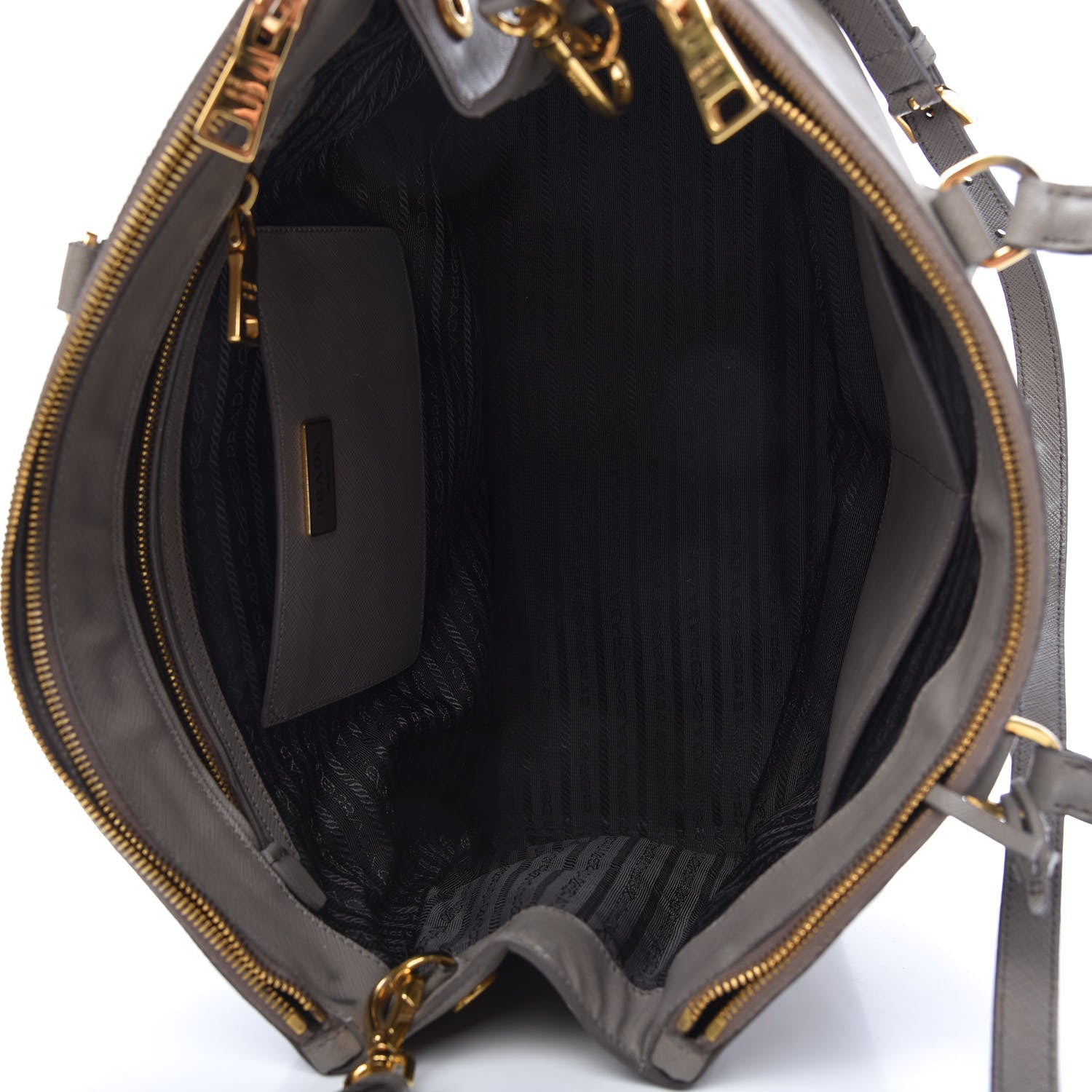Prada Saffiano Large Galleria Double Zip Tote Argilla 5 of 11