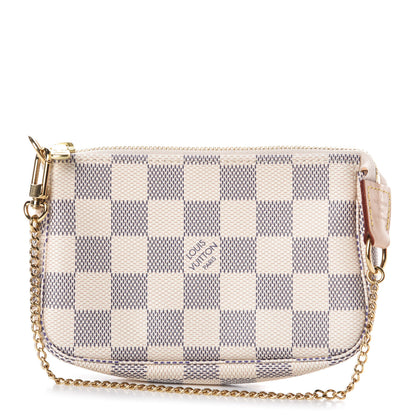 Louis Vuitton Damier Azur Mini Pochette Accessories 1 of 8
