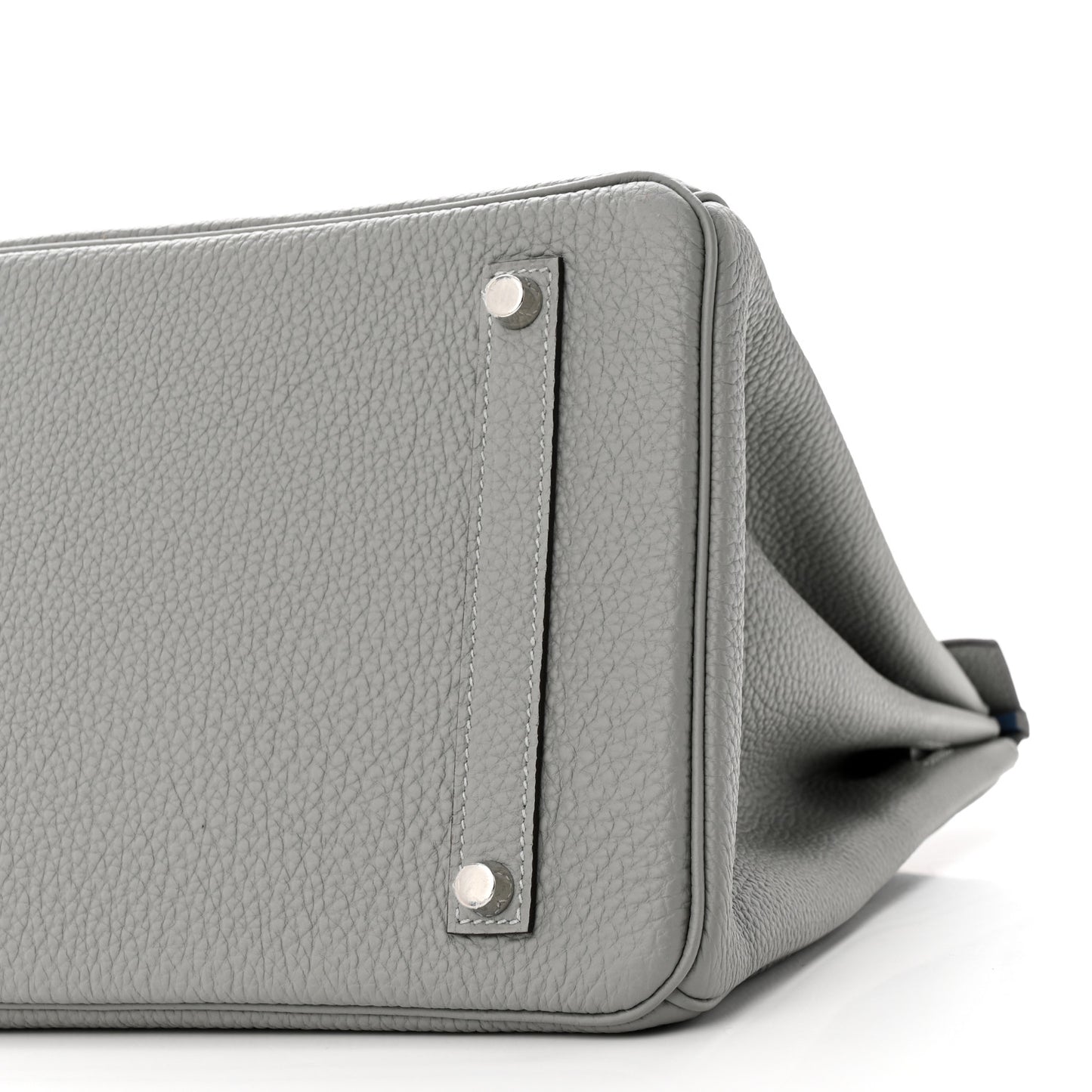 Togo Verso Birkin 35 Gris Mouette Bleu Agate