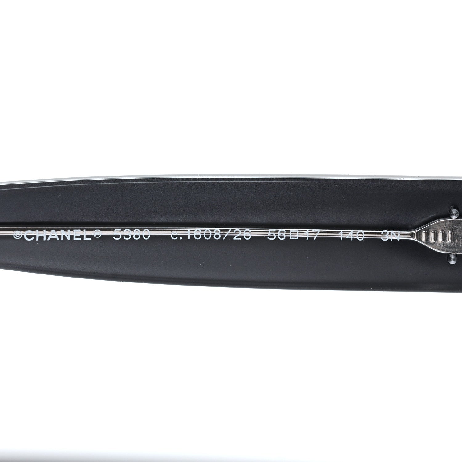 Chanel Acetate Polarized Square CC Sunglasses 5380 Black 5 of 7