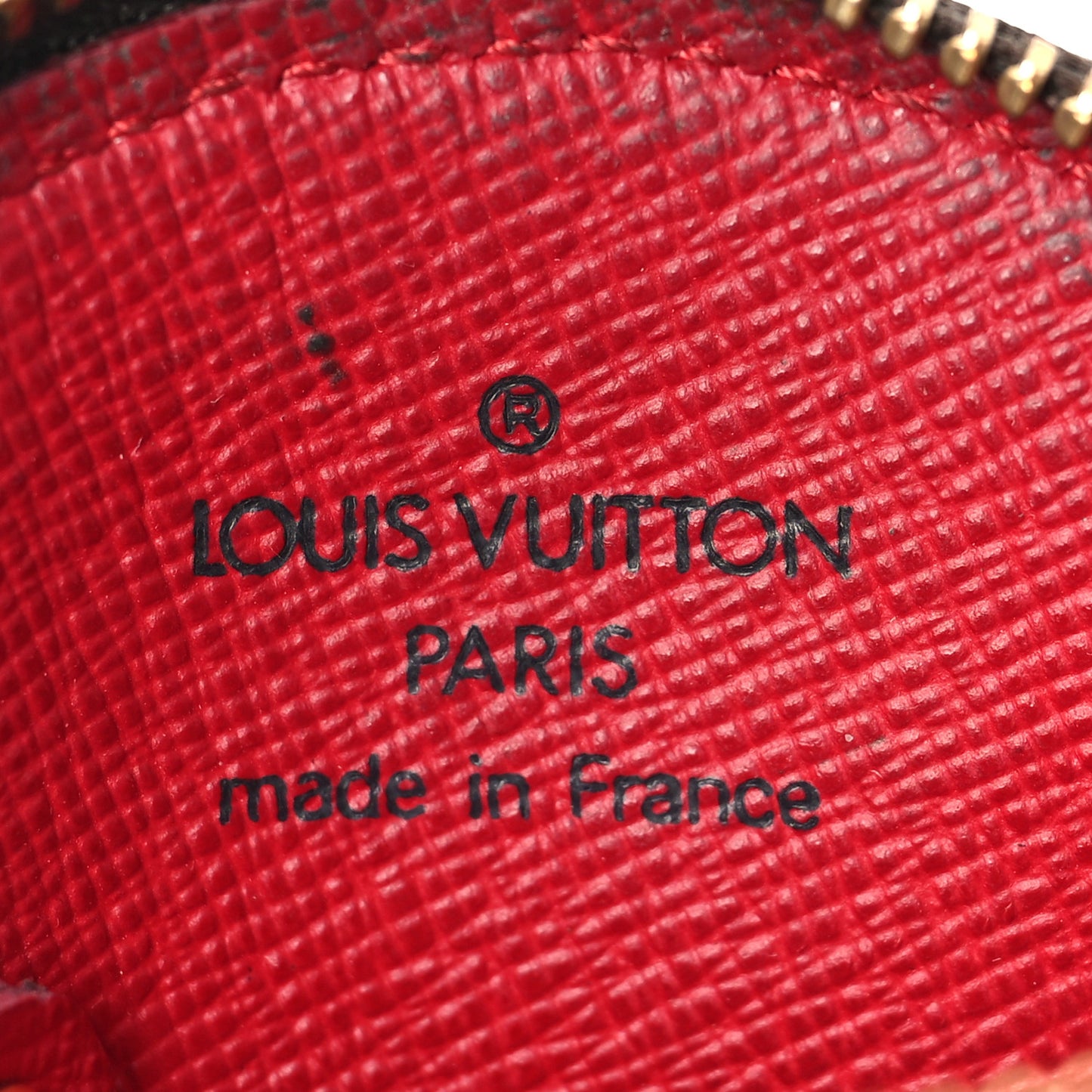 Monogram Cerises Round Coin Purse