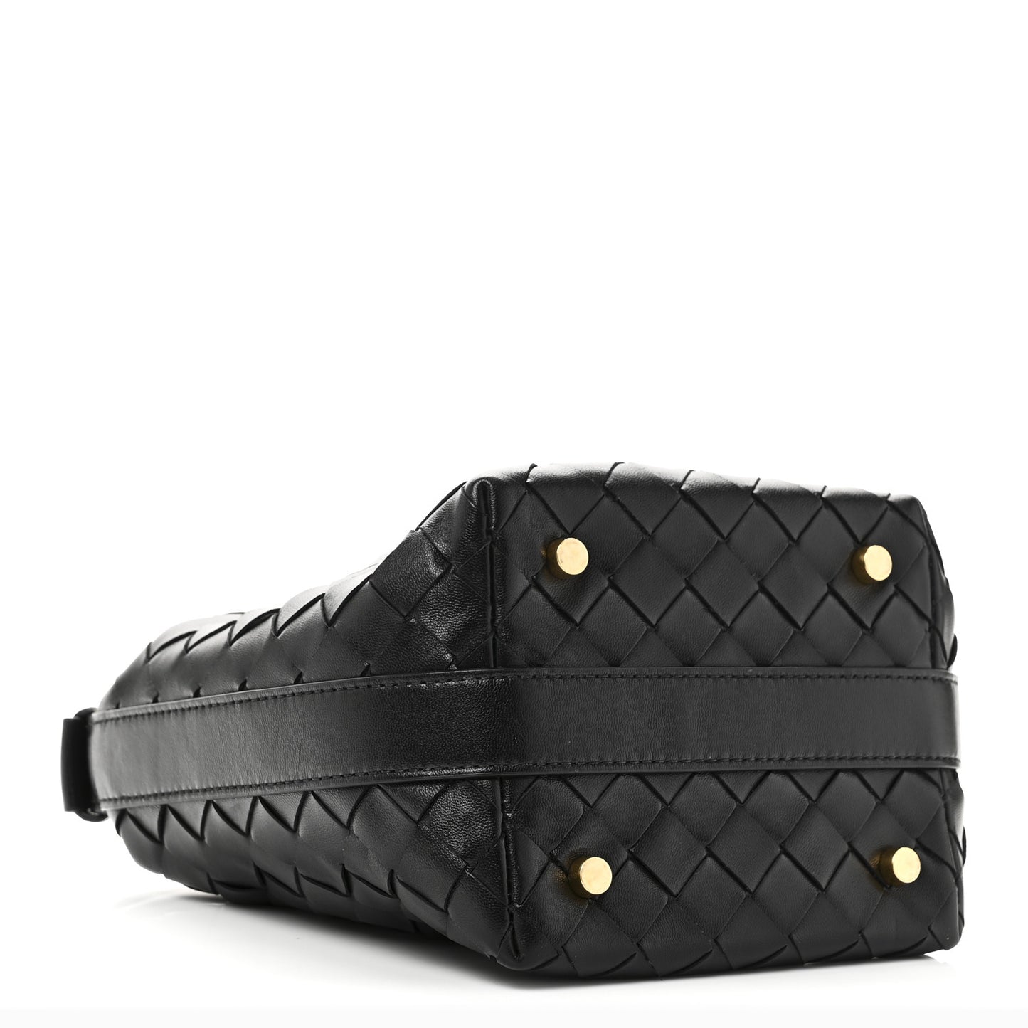 Calfskin Nappa Intrecciato Mini Wallace Black