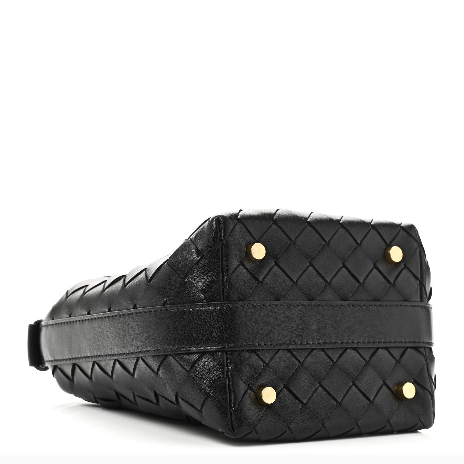 Bottega Veneta Calfskin Nappa Intrecciato Mini Wallace Black 4 of 10