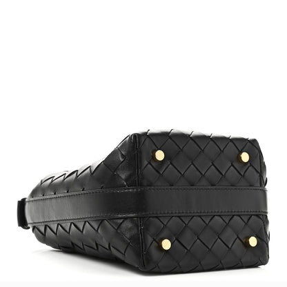 Bottega Veneta Calfskin Nappa Intrecciato Mini Wallace Black 4 of 10