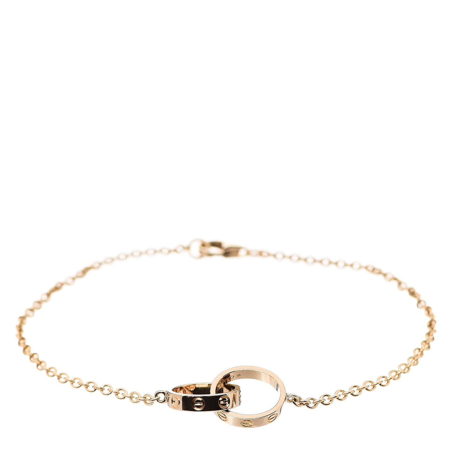 18K Yellow Gold Interlocking LOVE Bracelet