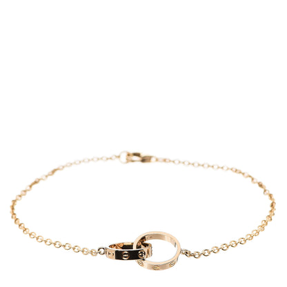 Cartier 18K Yellow Gold Interlocking LOVE Bracelet 1 of 4