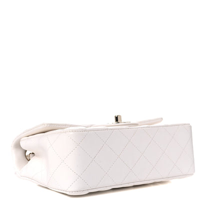Chanel Lambskin Quilted Mini Rectangular Flap White 4 of 11