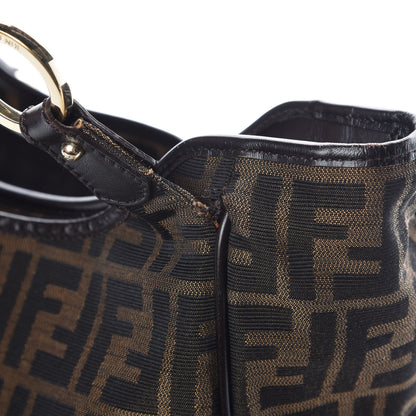Fendi Zucca Small Chef Shopping Tote Tobacco Moro 11 of 13
