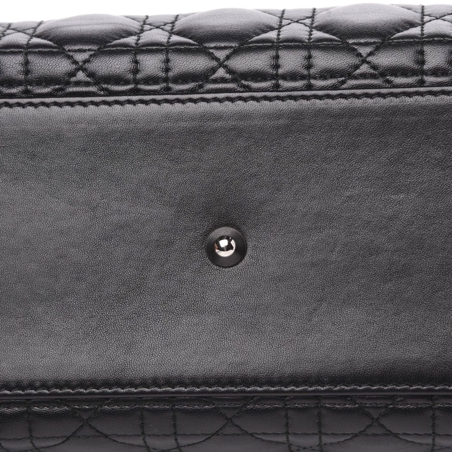 Christian Dior Lambskin Cannage Large Lady Dior Black 11 of 11