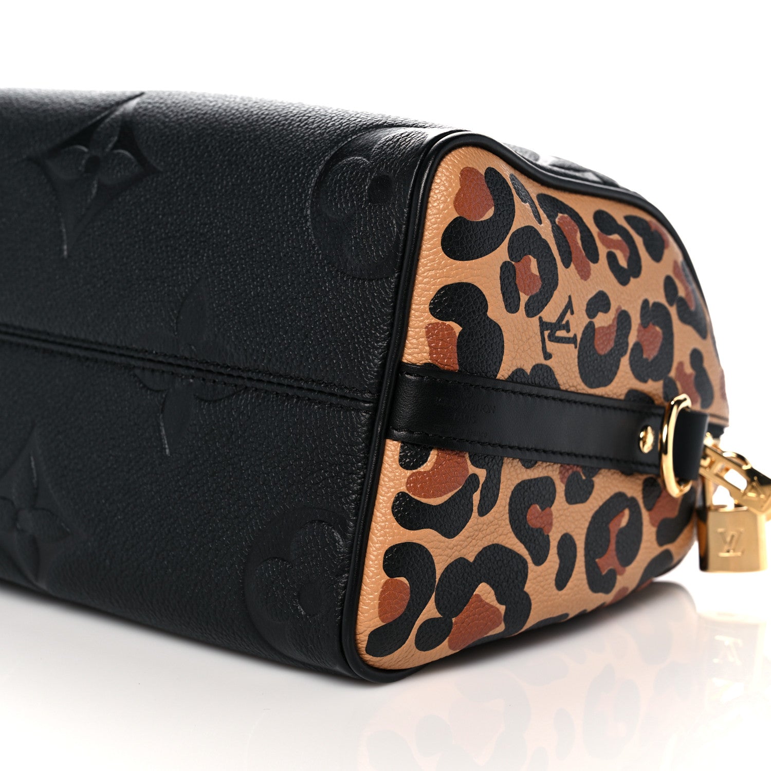 Louis Vuitton Empreinte Monogram Giant Wild At Heart Speedy Bandouliere 25 Black 9 of 9