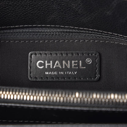Chanel Caviar Quilted City Shopping Tote Black 6 of 8