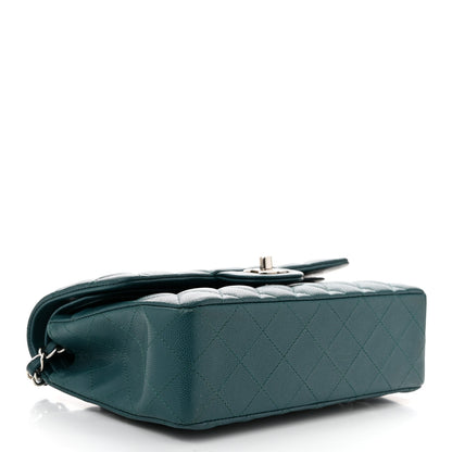 Chanel Caviar Quilted Small Double Flap Light Green 4 of 11