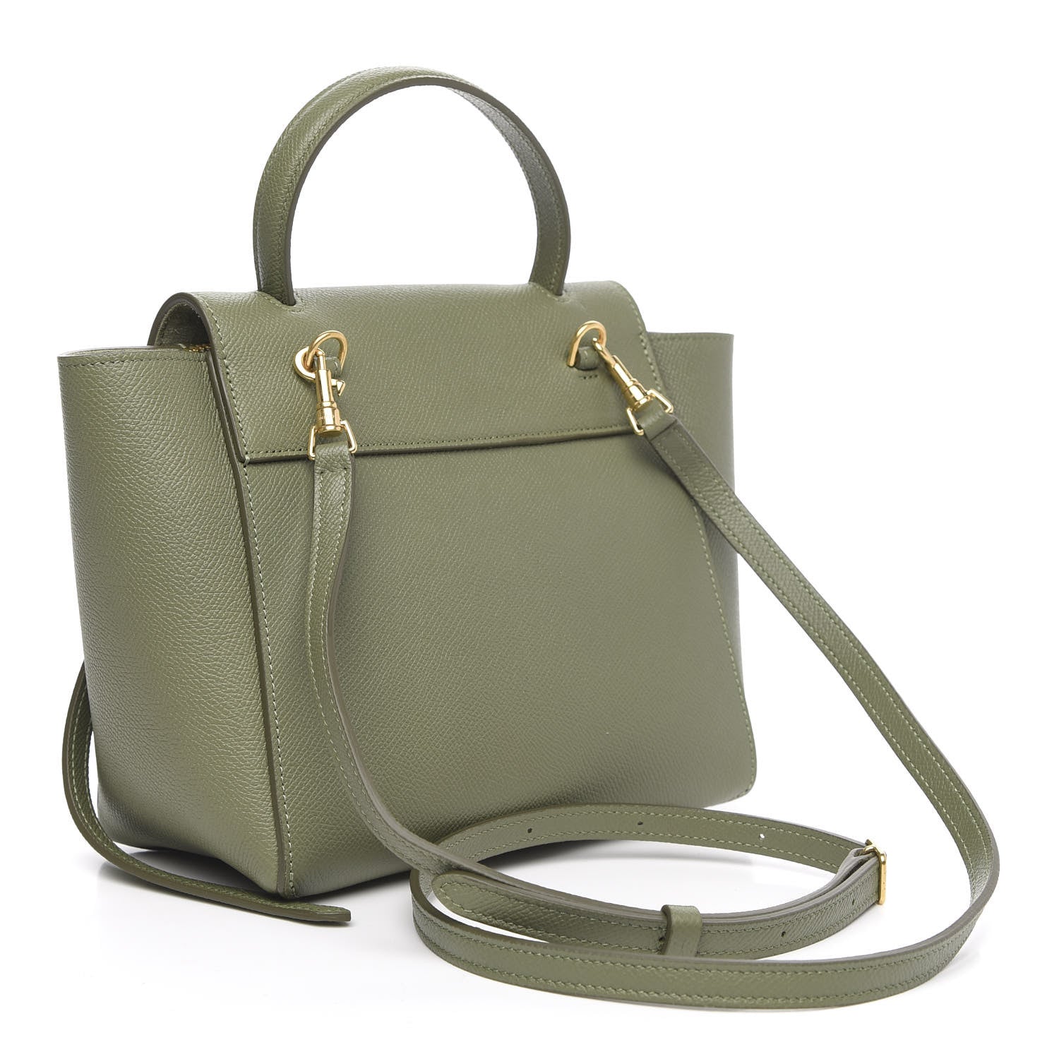 Celine Grained Calfskin Nano Belt Bag Light Khaki 3 of 8