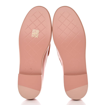 Chanel Lambskin Quilted CC Turnlock Loafers 40 Dark Pink 5 of 17