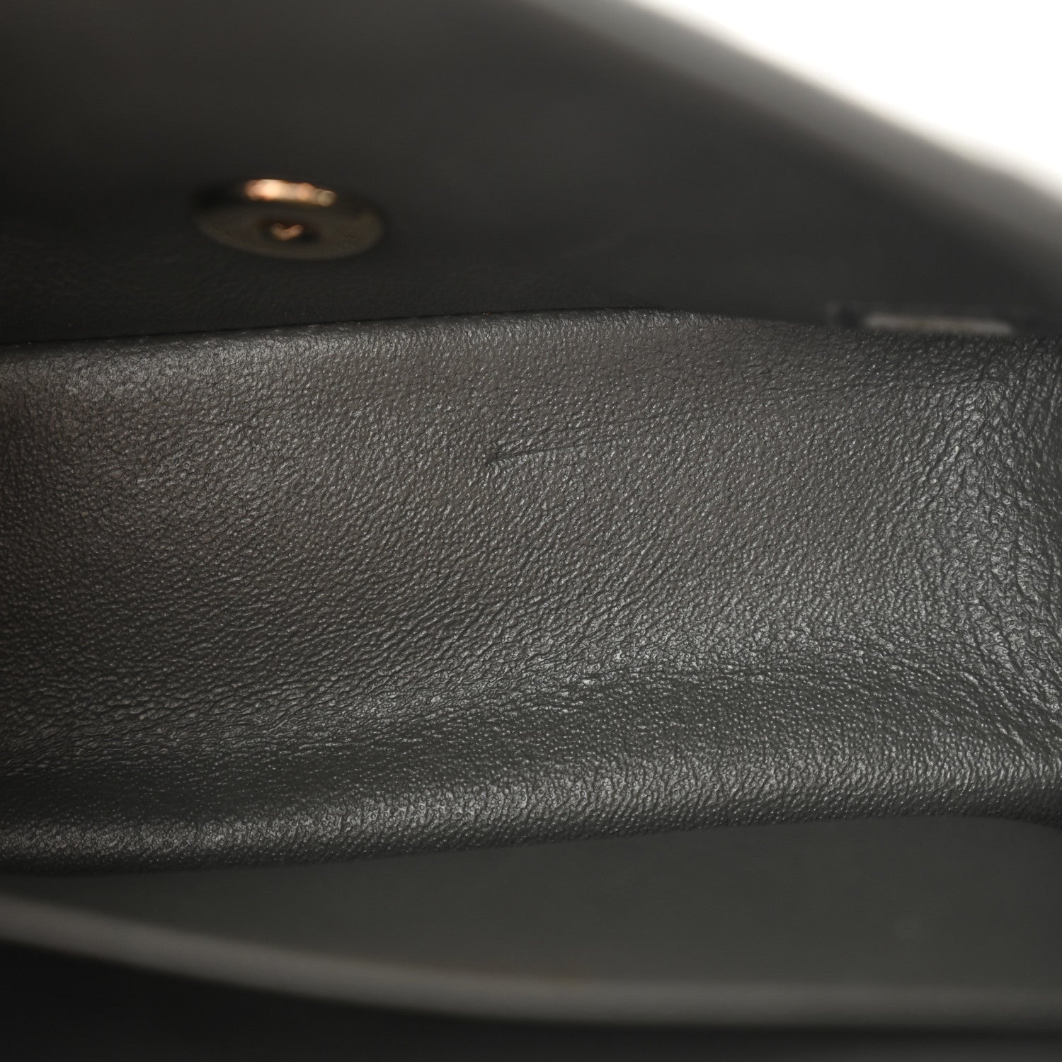 Chanel Lambskin Quilted Mini Square Flap Dark Grey 5 of 11
