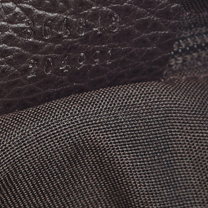Gucci Monogram Medium Sukey Hobo Dark Brown 7 of 8