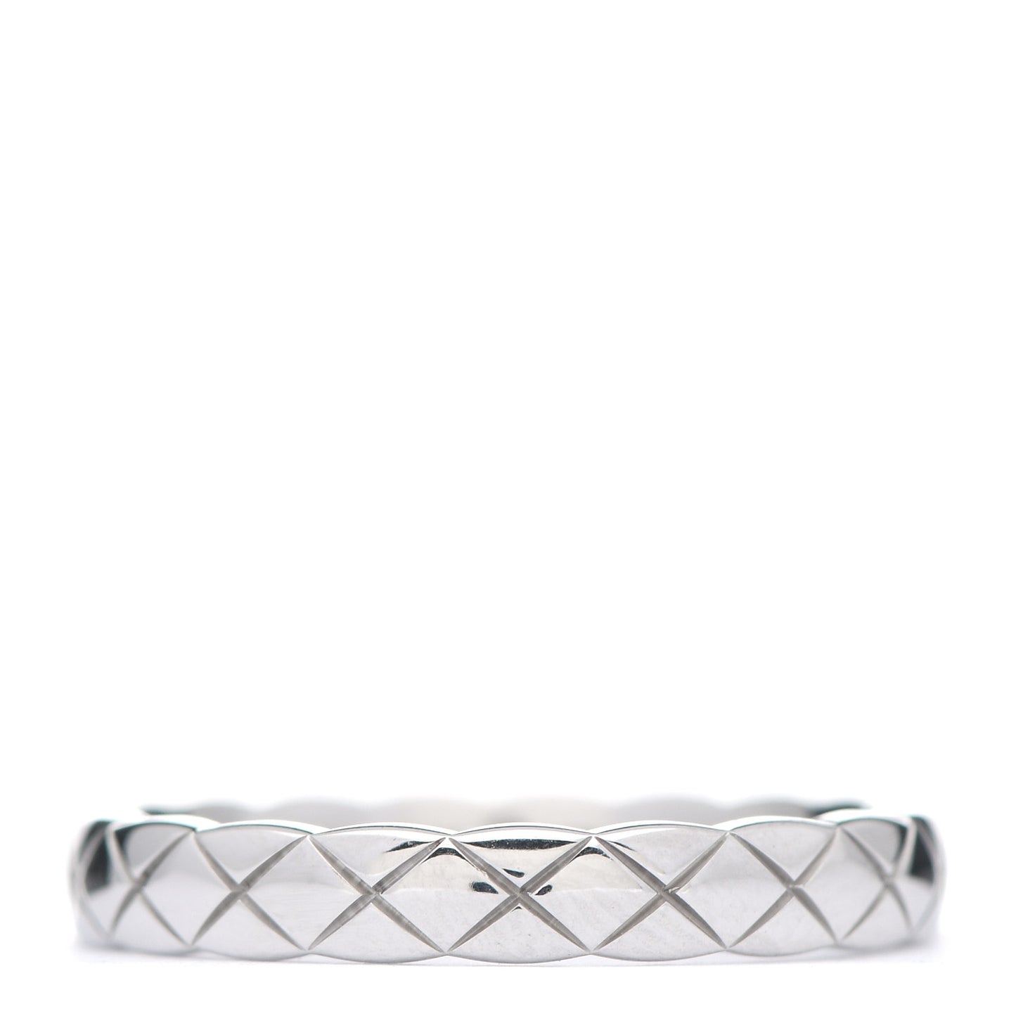 18K White Gold Mini Coco Crush Ring 55 7.25