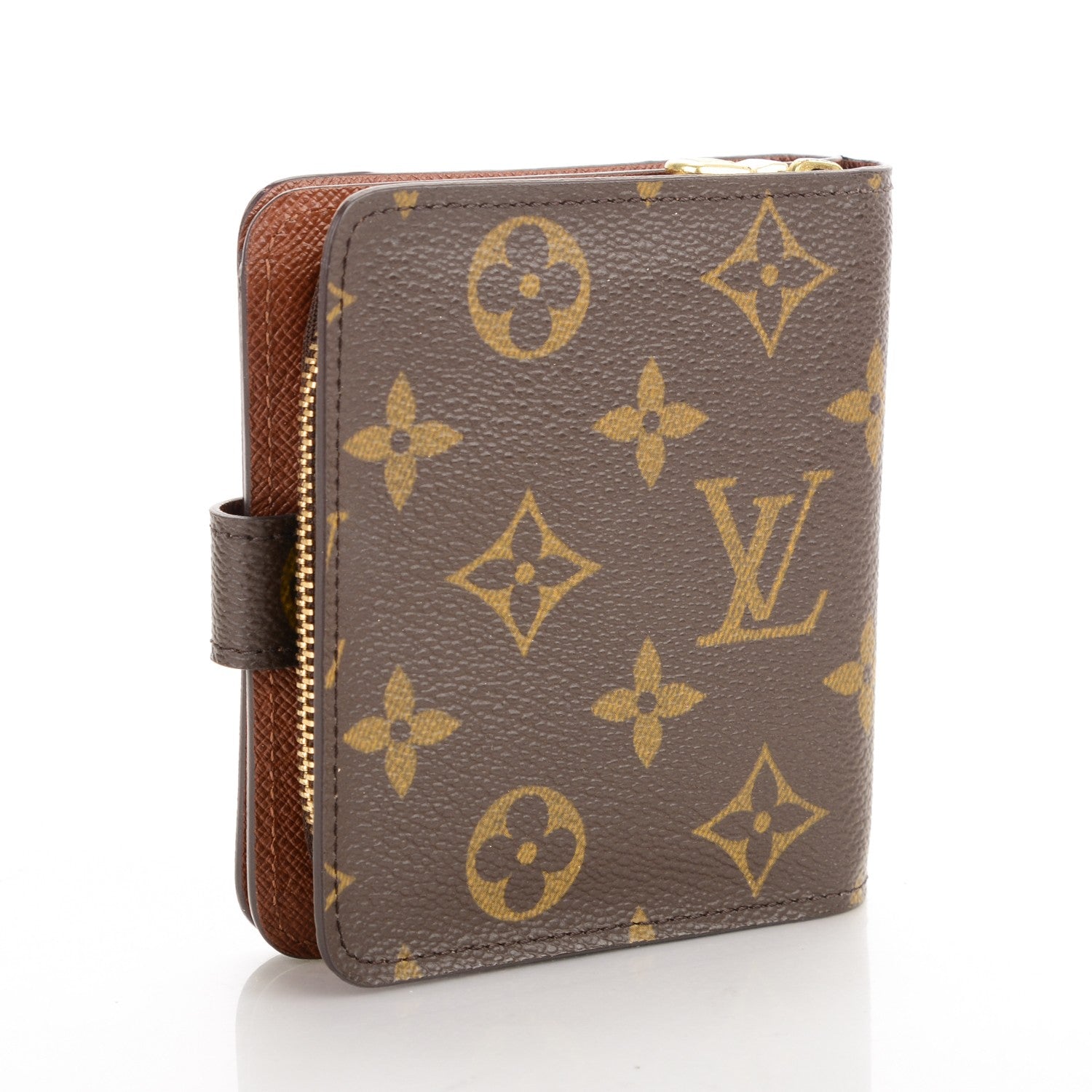 Louis Vuitton Monogram Compact Zippe Zipped Wallet 2 of 8