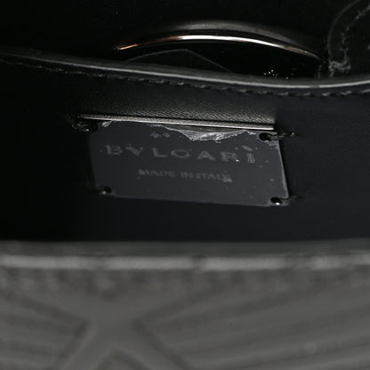 Bulgari Quilted Nappa Smooth Calfskin Serpenti Forever Diamond Blast Shoulder Bag Black 6 of 13