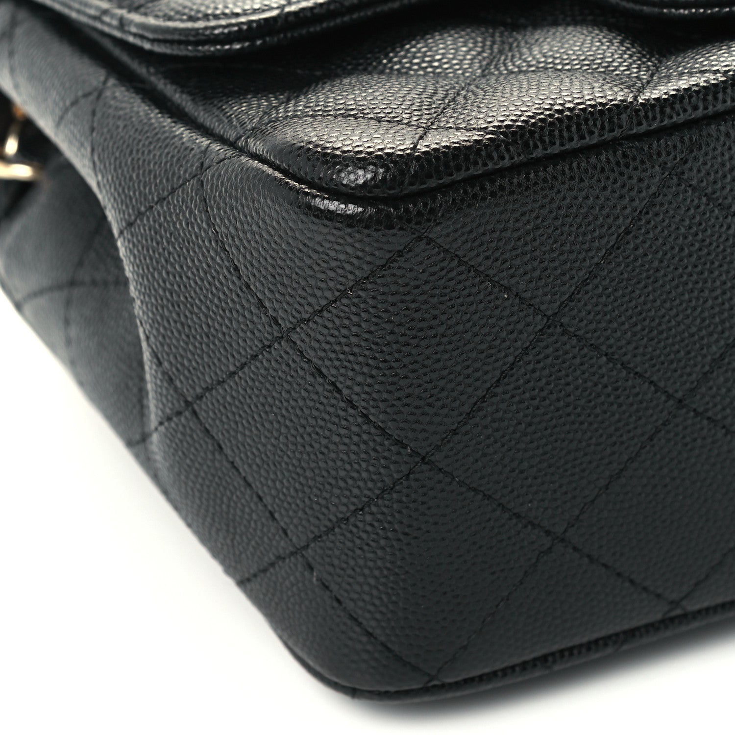 Chanel Caviar Quilted Mini Square Flap Black 9 of 10