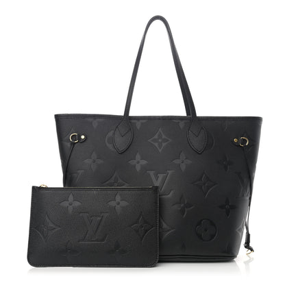 Louis Vuitton Empreinte Monogram Giant Neverfull MM Black 1 of 11