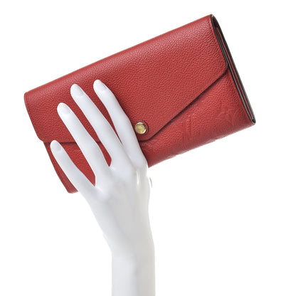 Louis Vuitton Empreinte Sarah Wallet NM Cherry 2 of 8