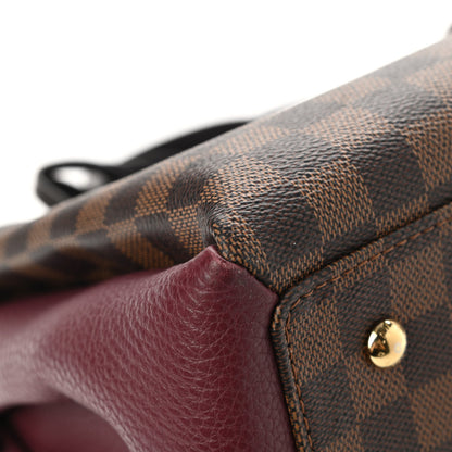Louis Vuitton Cuir Taurillon Damier Ebene Normandy Bordeaux 8 of 15