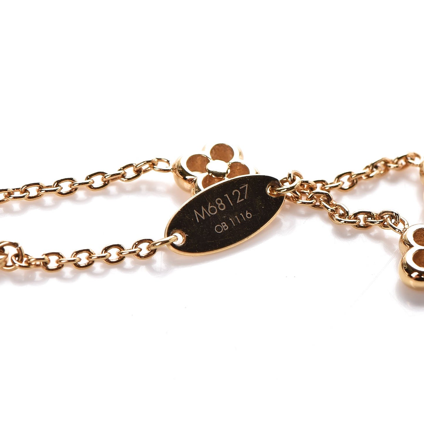 Brass Flower Full Bracelet Gold