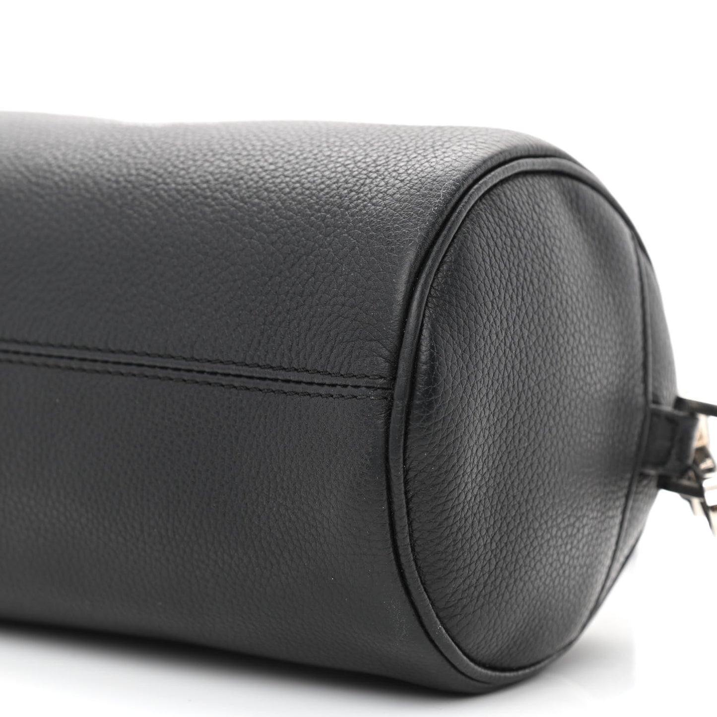 HOMME Grained Calfskin Mens Roller Pouch Black