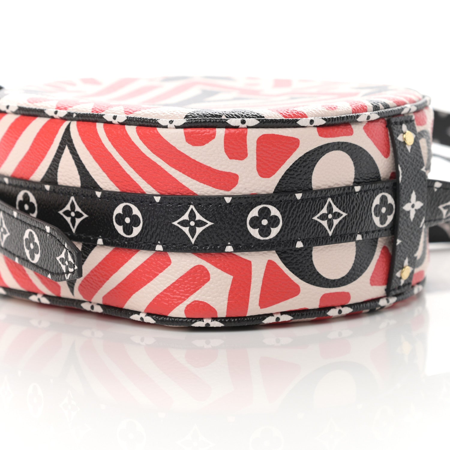 Louis Vuitton Monogram Giant Crafty Boite Chapeau Souple PM Creme Rouge Black 10 of 11