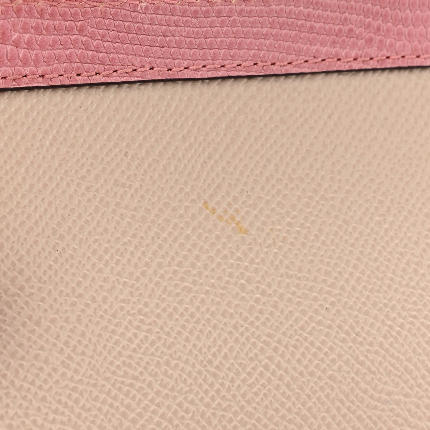 Lizard Calfskin Embossed Medium Miss Sicily Satchel Pink Beige