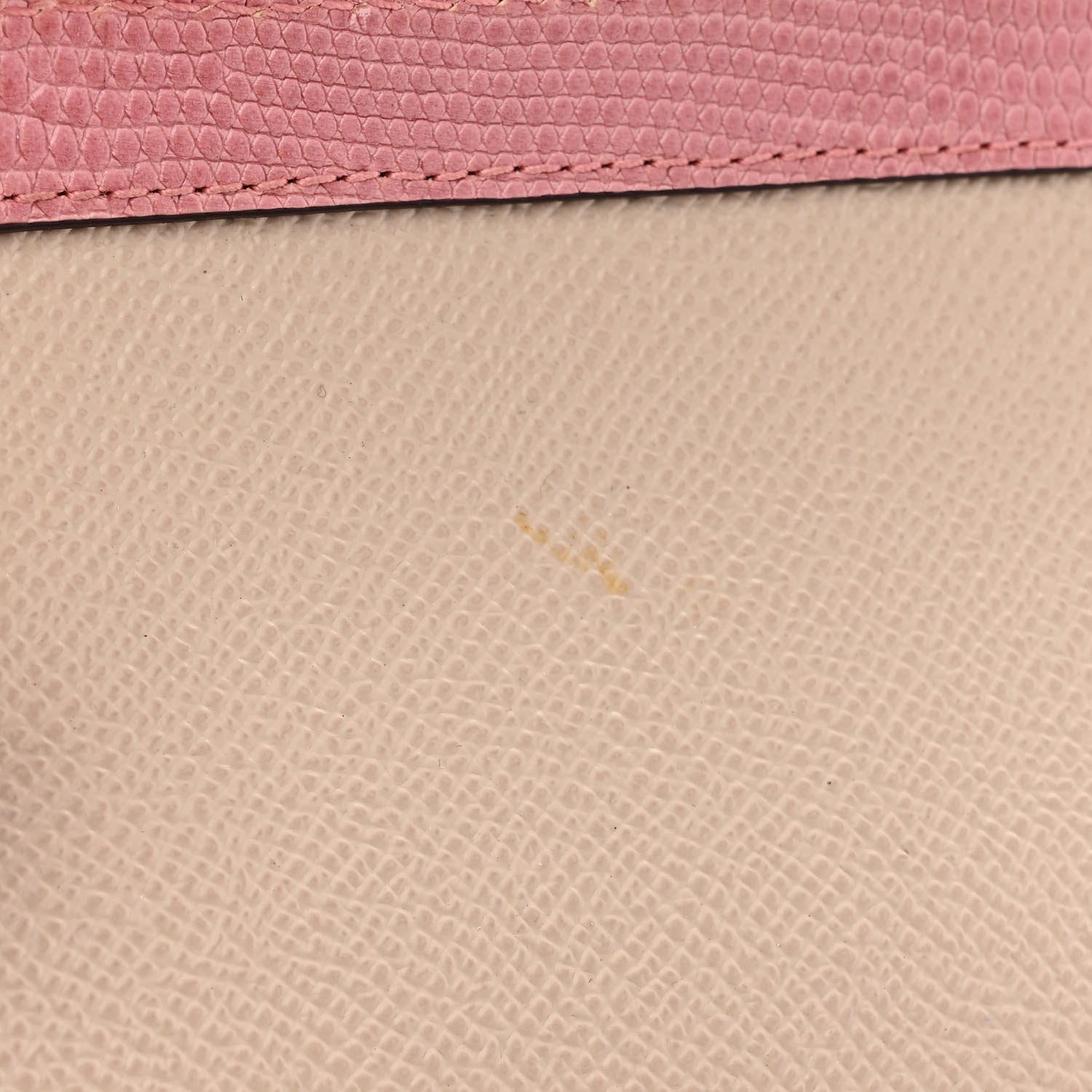 Dolce & Gabbana Lizard Calfskin Embossed Medium Miss Sicily Satchel Pink Beige 10 of 11