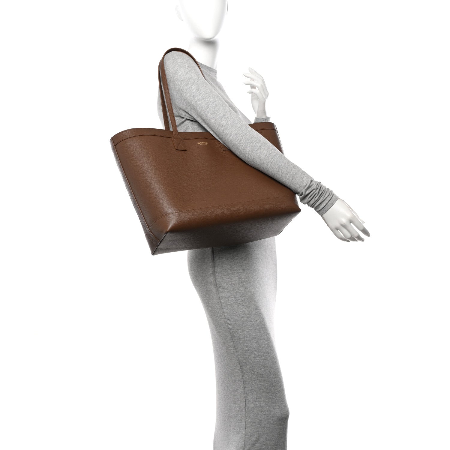 Burberry Grainy Calfskin Medium London Tote Bag Earth 2 of 12