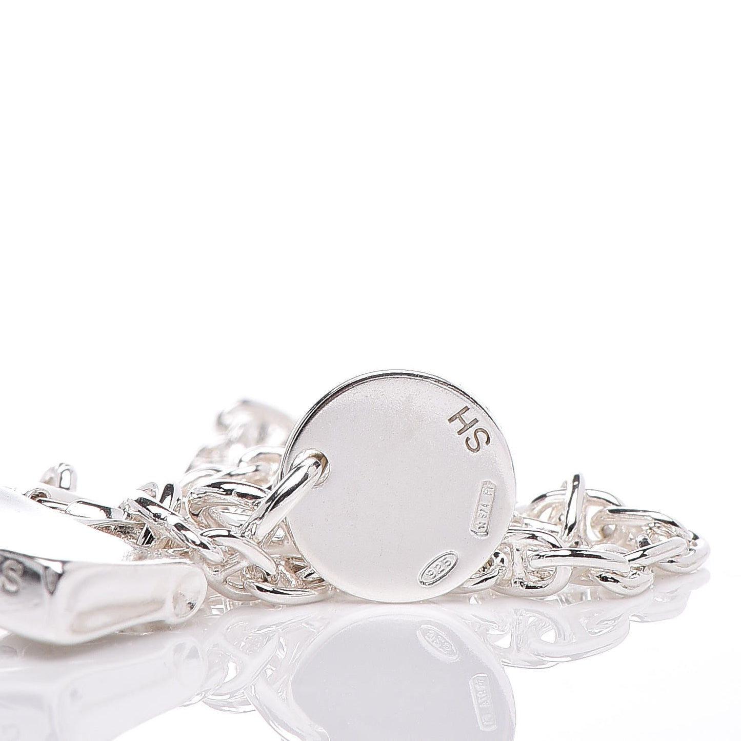 Sterling Silver Mini Birkin Amulette Bracelet SH