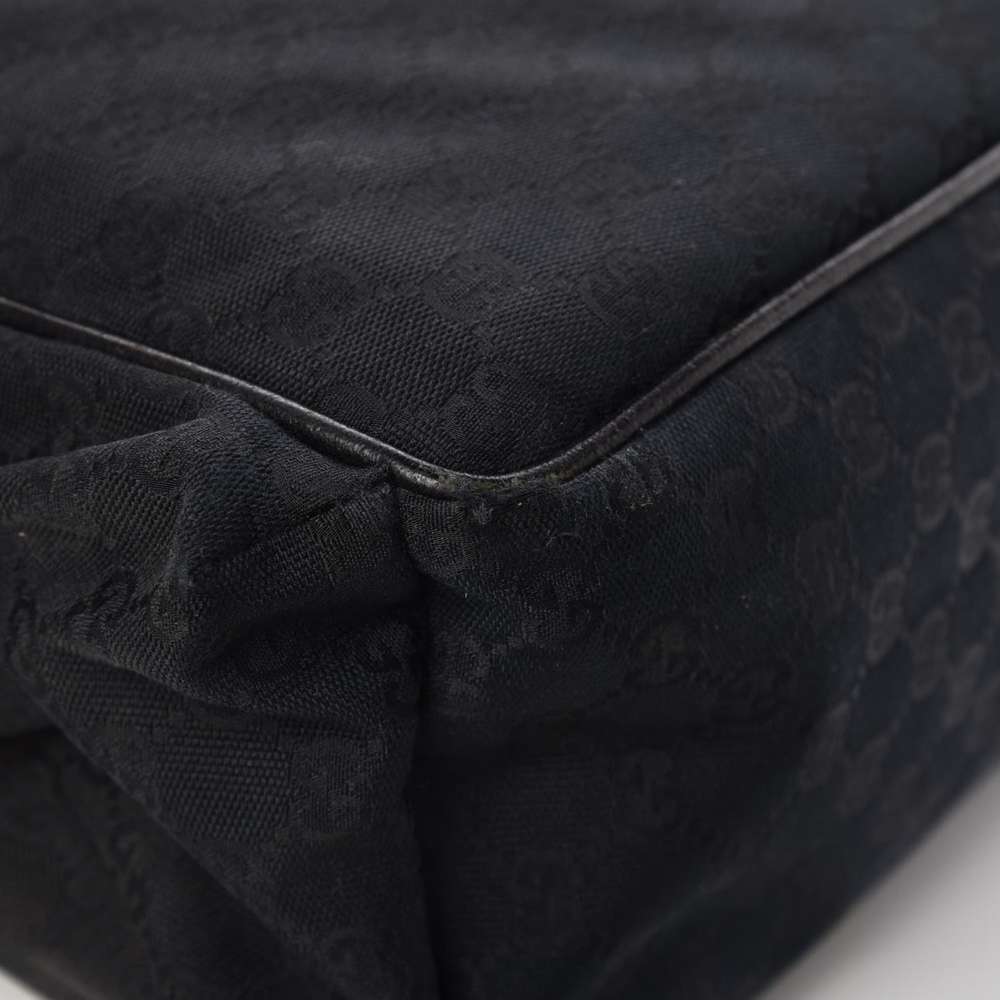 Monogram Large Diaper Bag Black