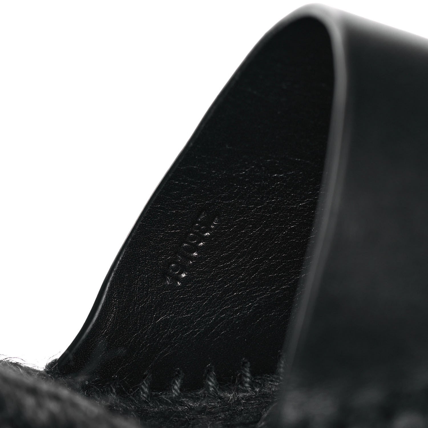 Hermes Calfskin Tivoli Espadrille Wedge Sandals 36 Black 8 of 9