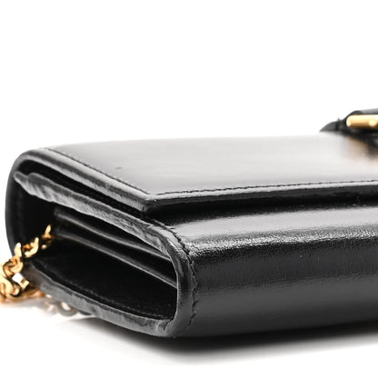 Gucci Calfskin Jackie 1961 Chain Wallet Black 8 of 9