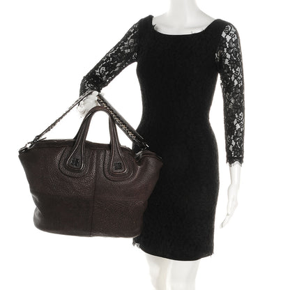 Givenchy Pebbled Calfskin Large Nightingale Brown 2 of 12