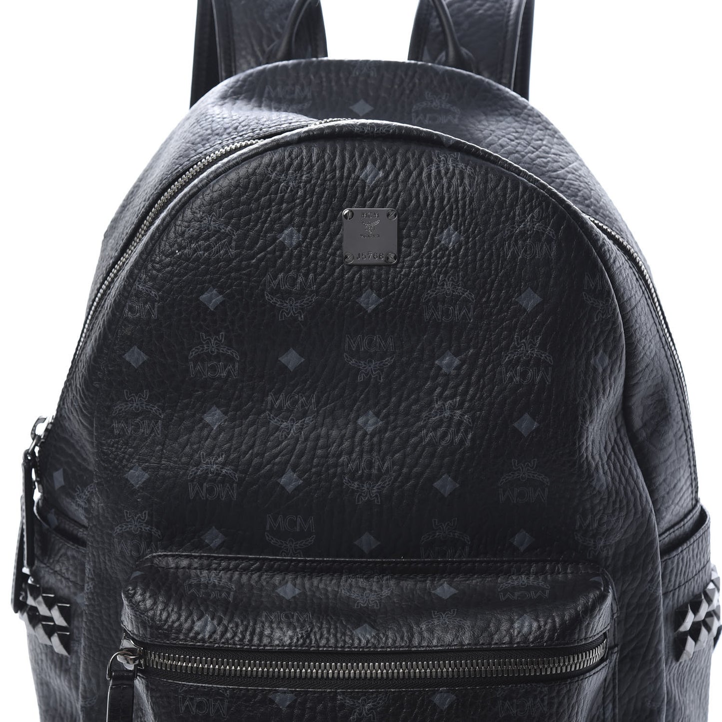 Visetos Medium Side Studs Stark Backpack Black