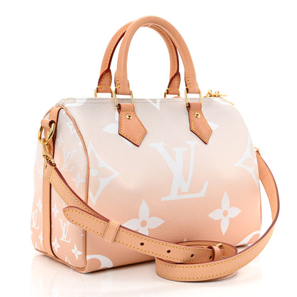 Louis Vuitton Monogram Giant By The Pool Speedy Bandouliere 25 Brume 3 of 9