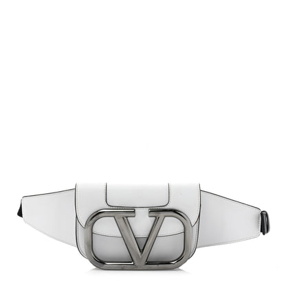 Valentino Garavani Calfskin Supervee Belt Bag White 1 of 9