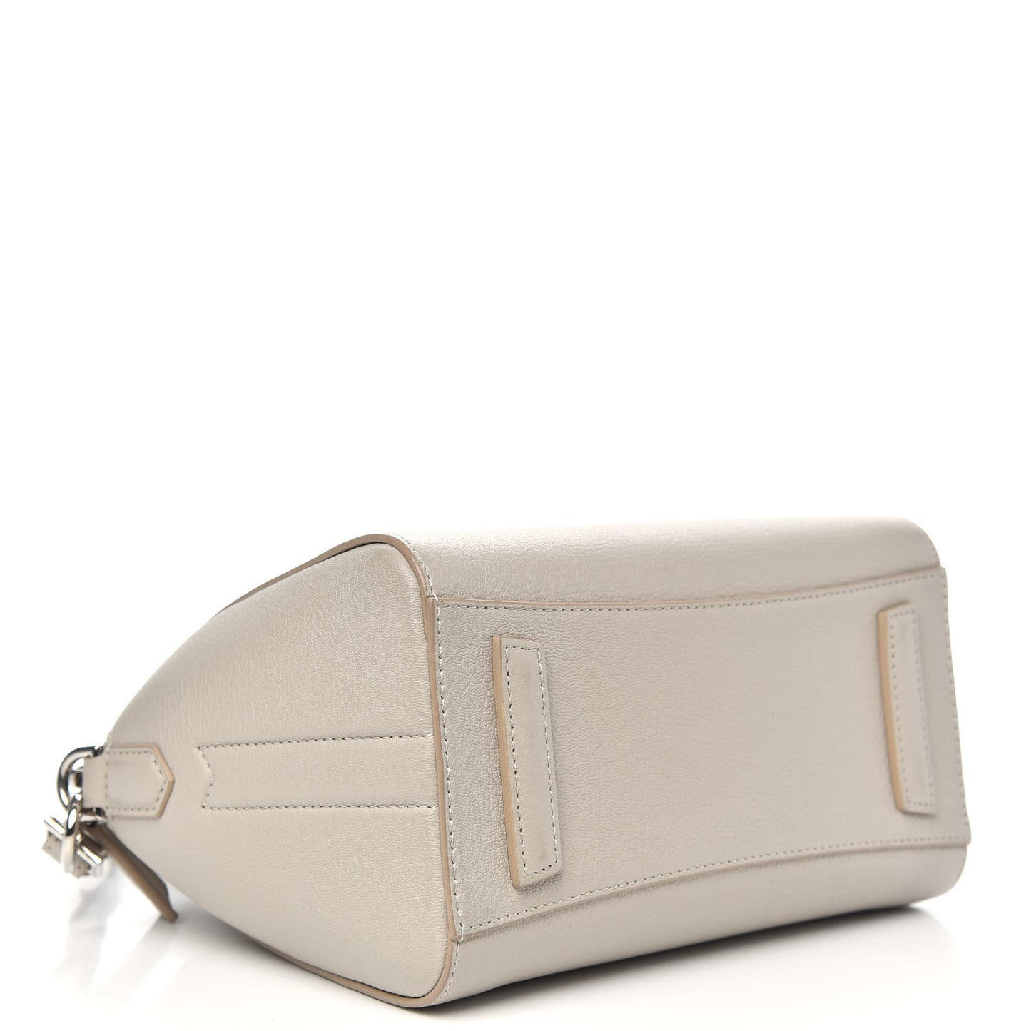 Sugar Goatskin Mini Antigona Beige Buff
