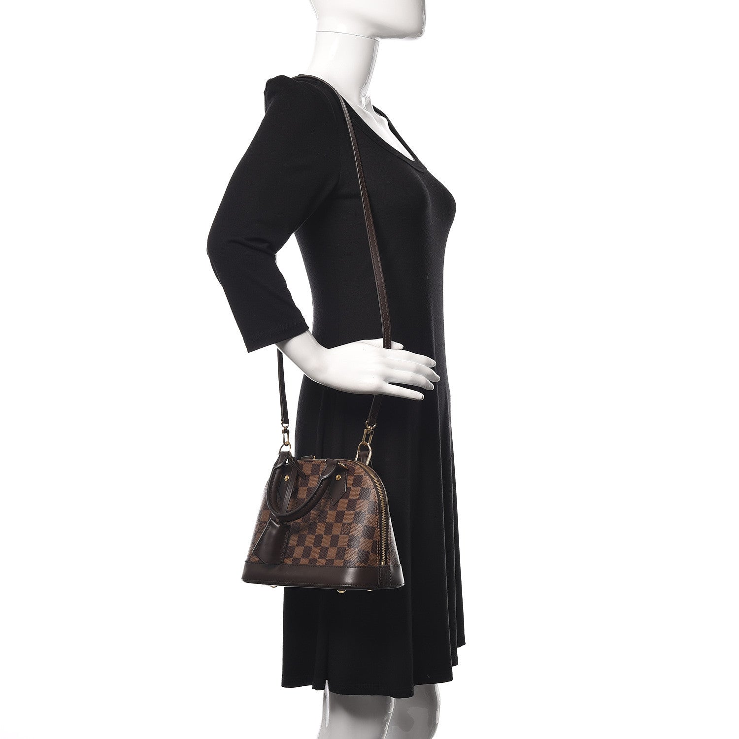 Louis Vuitton Damier Ebene Alma BB 2 of 10