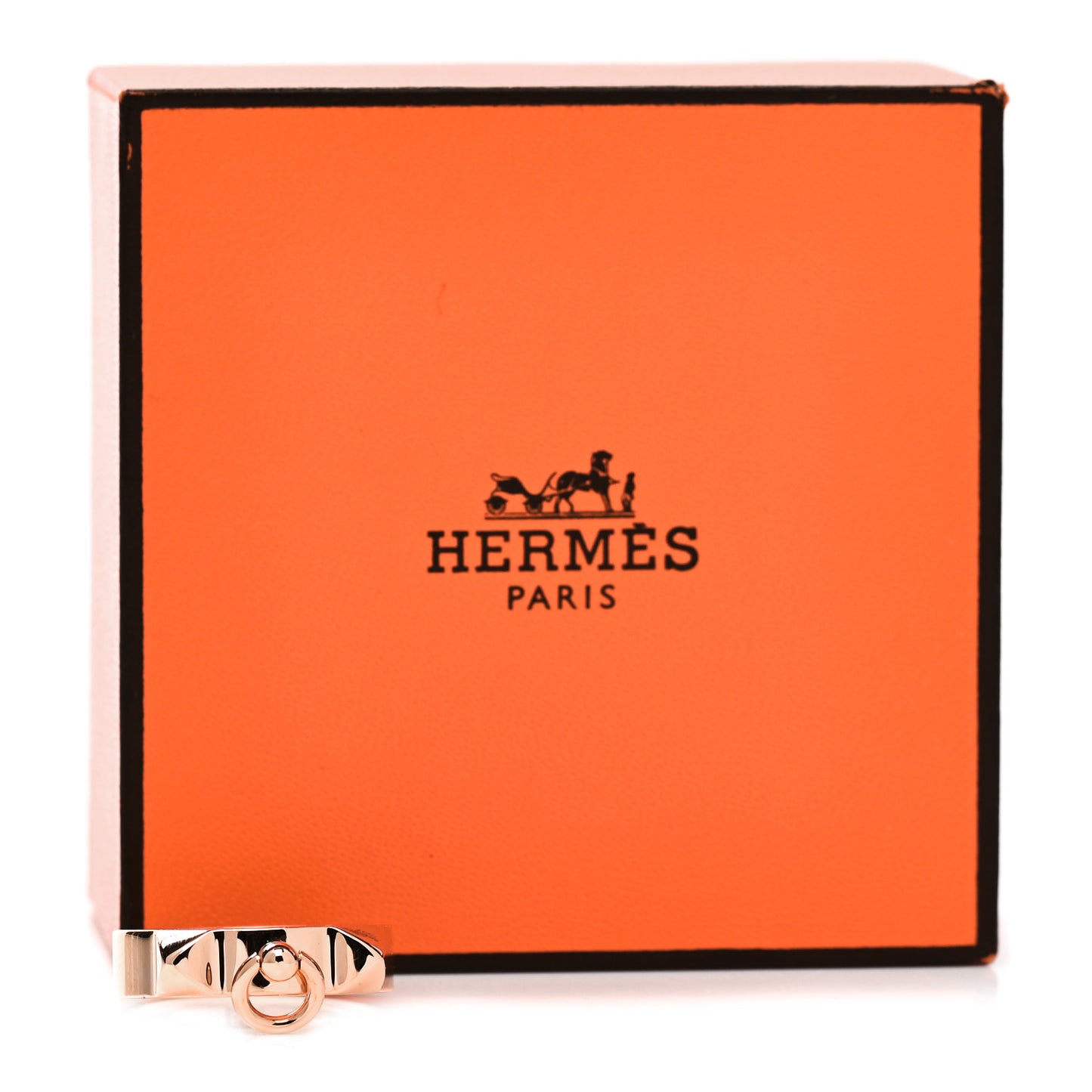 18K Rose Gold PM Collier De Chien Ring 55 7.25