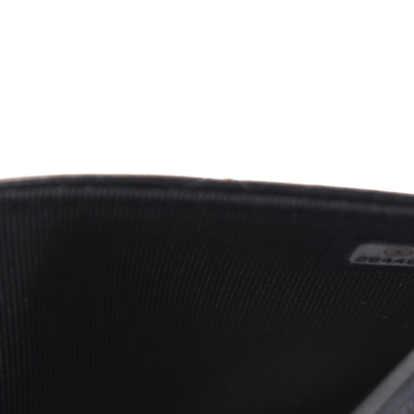 Lambskin Quilted Wallet On Chain WOC Black