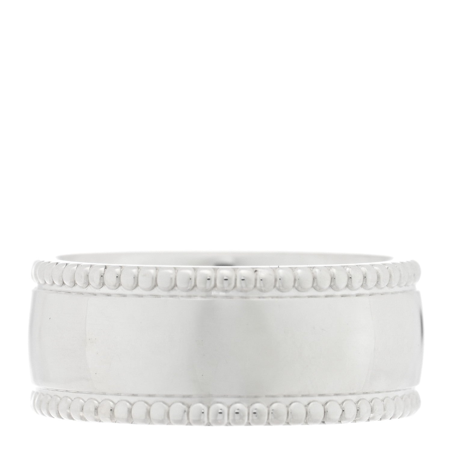 Tiffany Sterling Silver Milgrain Logo Band Ring 53 6.25 3 of 4