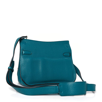 Hermes Taurillon Clemence Jypsiere 28 Bleu Izmir 2 of 9