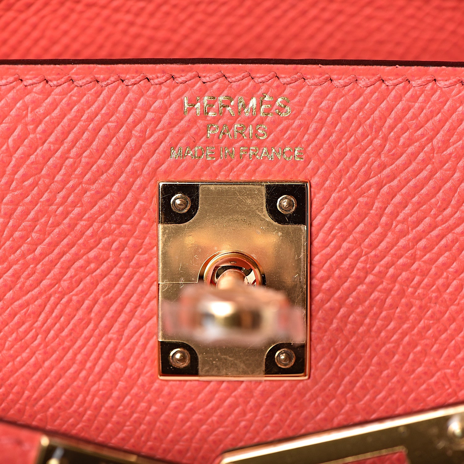 Hermes Epsom Kelly Sellier 25 Rose Jaipur 22 of 38