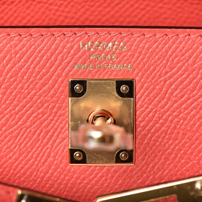 Hermes Epsom Kelly Sellier 25 Rose Jaipur 22 of 38