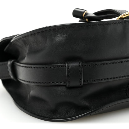 Chloe Calfskin Mini Marcie Metal Bar Trim Crossbody Bag Black 9 of 12